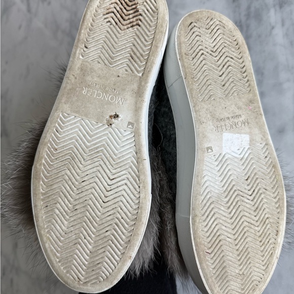 Fur Moncler Gray Shoes - Picture 5 of 5